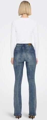 ONLY high waist flared jeans ONLMILA medium blue denim - Foto 11