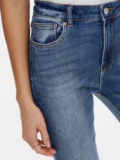 ONLY high waist flared jeans ONLMILA medium blue denim - Foto 5