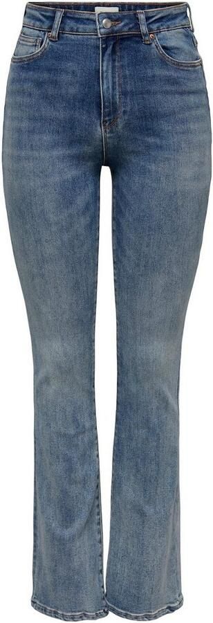 ONLY high waist flared jeans ONLMILA medium blue denim - Foto 3