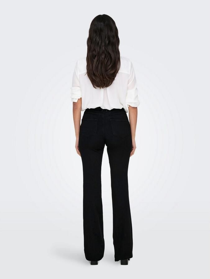 Only Bootcut jeans ONLRAIN MID FRONT YOKE FLARED DNM BOX X - Foto 4