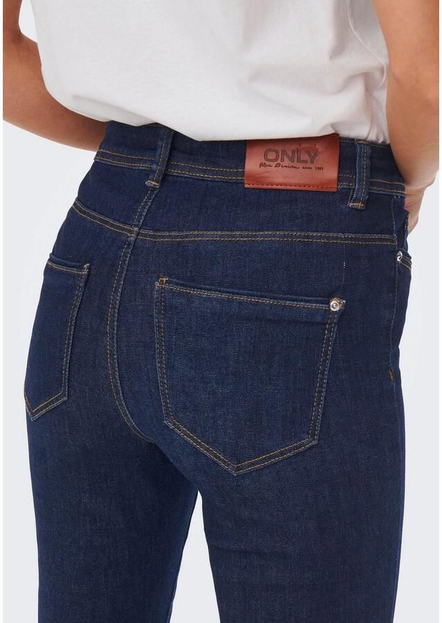 ONLY high waist flared jeans ONLWAUW dark blue denim - Foto 3
