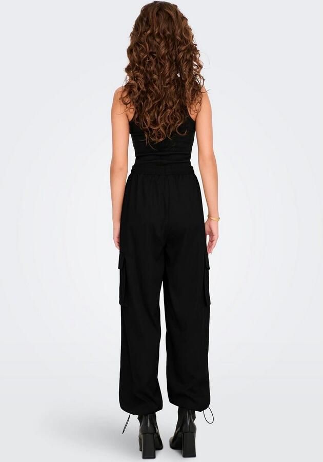 Only Ocashi Cargo Pant WVN Noos Raven | Freewear Grijs Black Dames - Foto 6