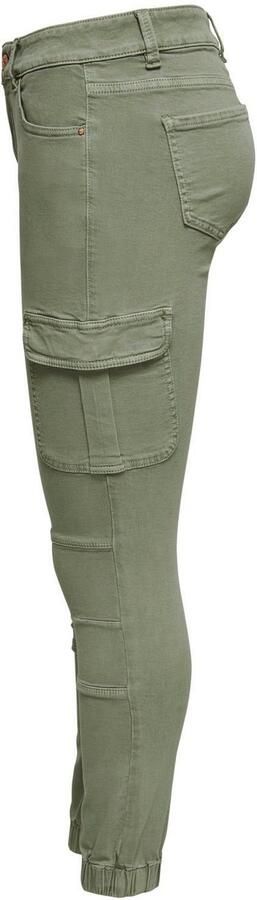 Only Groene damesbroek met rits en knoop Green Dames - Foto 10