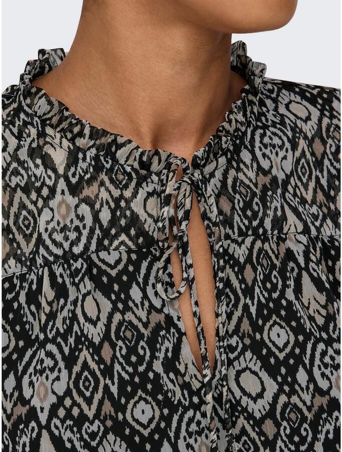 Only Chiffon blouse ONLDITSY L S BLOUSE WVN - Foto 2