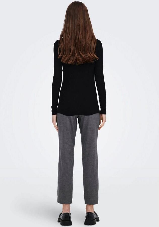Only Onlsille roll neck top jrs noos black Zwart Dames - Foto 2