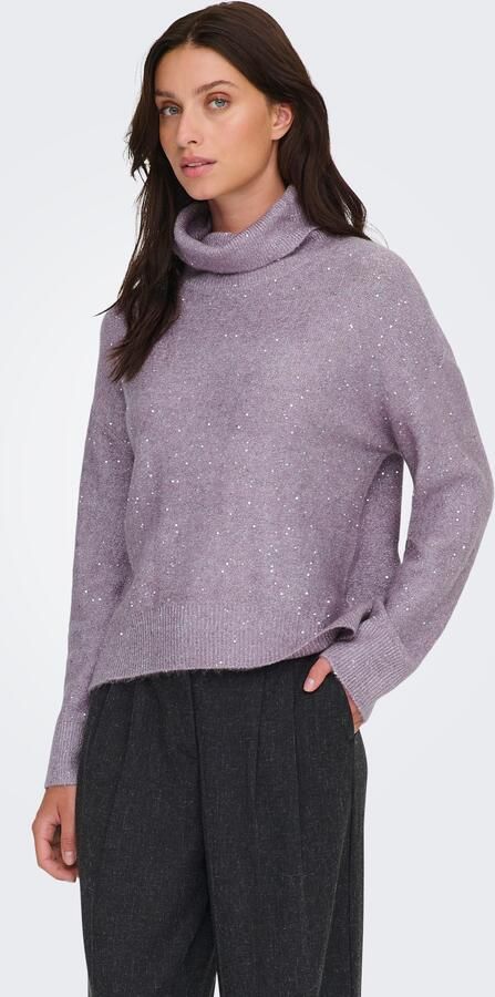 Only Coltrui ONLARIZONA LS SEQUINS ROLLNECK PULL KNT - Foto 6