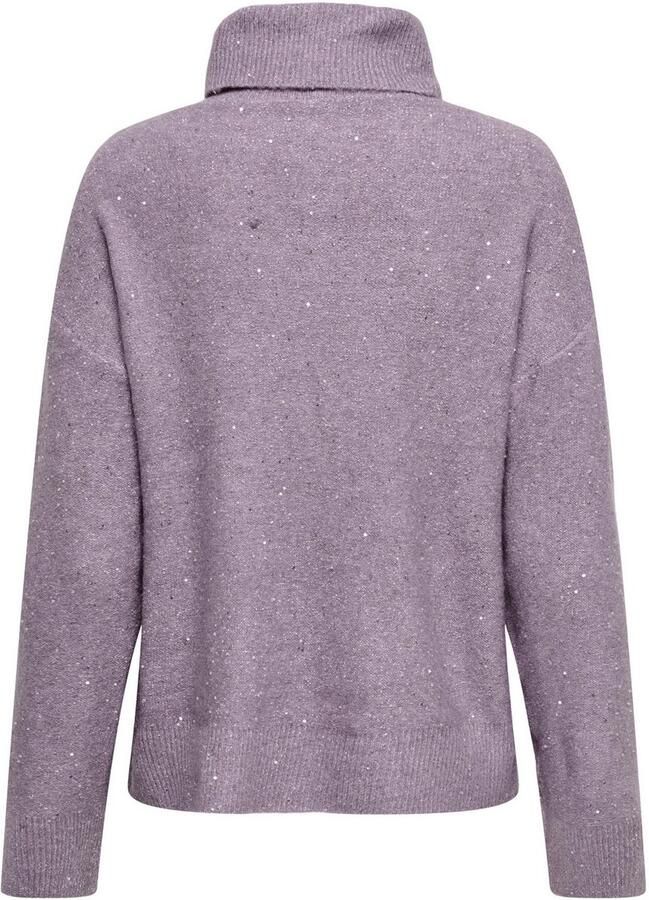 Only Coltrui ONLARIZONA LS SEQUINS ROLLNECK PULL KNT - Foto 5