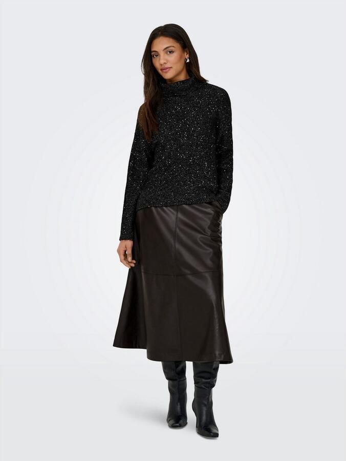 Only Coltrui ONLARIZONA LS SEQUINS ROLLNECK PULL KNT - Foto 4