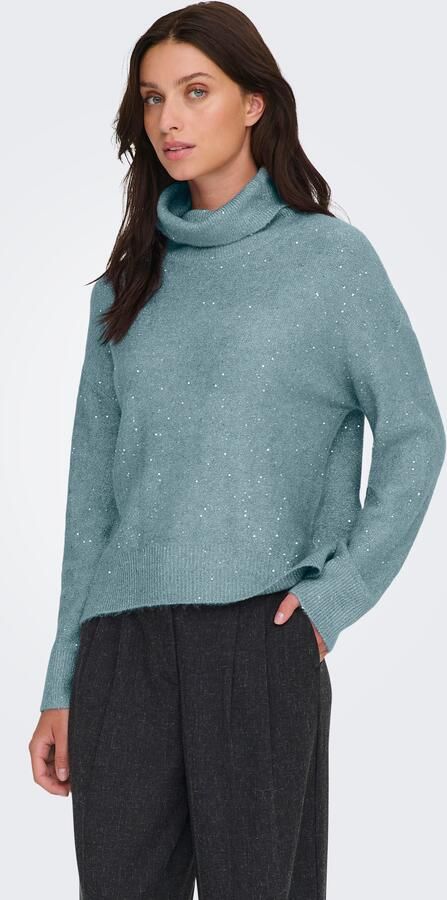 Only Coltrui ONLARIZONA LS SEQUINS ROLLNECK PULL KNT - Foto 3