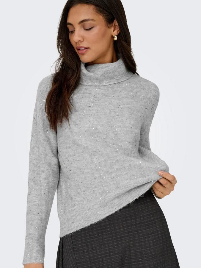 Only Oversized coltrui met pailletten model 'ARIZONA LS SEQUINS' - Foto 3