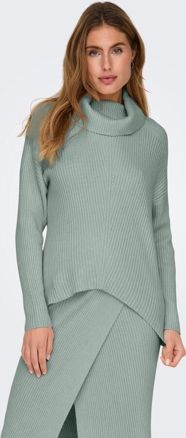 Only Regular fit gebreide pullover met strapless design model 'KATIA' - Foto 3