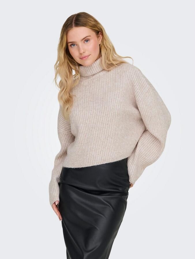 Only Coltrui ONLMELANIE L S ROLLNECK PULLOVER KNTNOOS - Foto 2