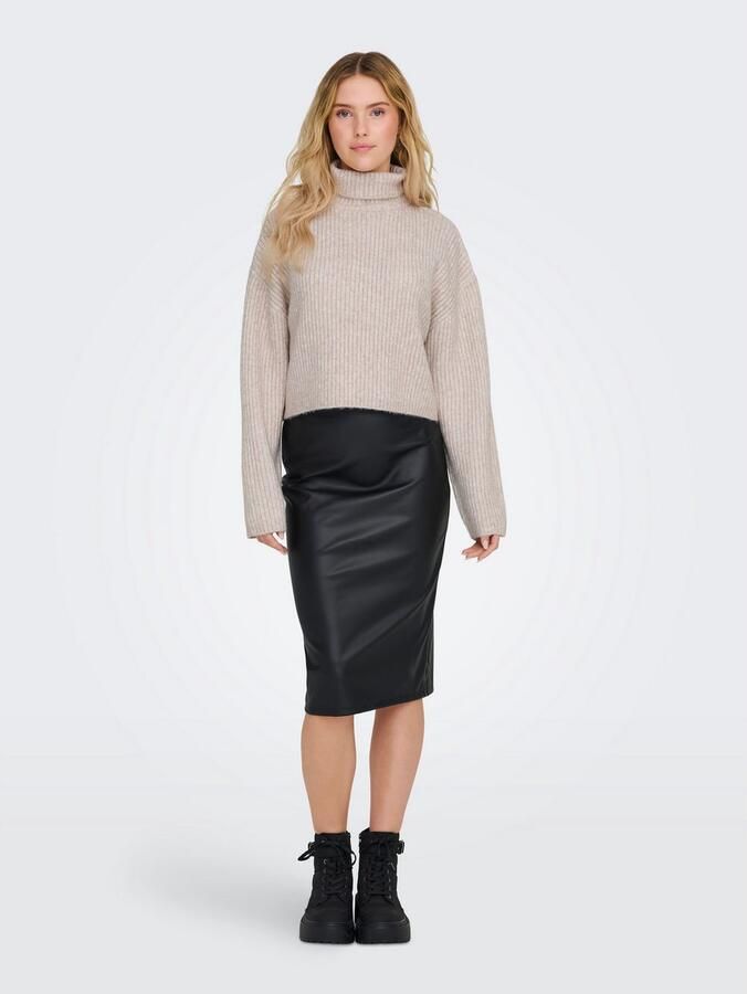 Only Coltrui ONLMELANIE L S ROLLNECK PULLOVER KNTNOOS - Foto 3
