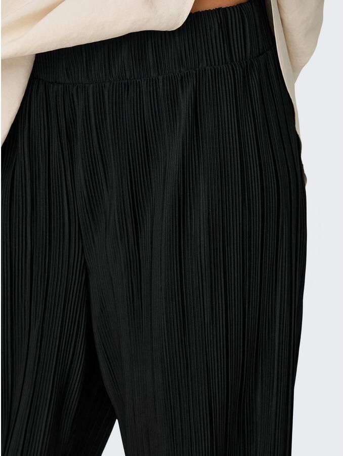 Only Regular fit wijde broek in plissélook model 'RAVENNA' - Foto 2