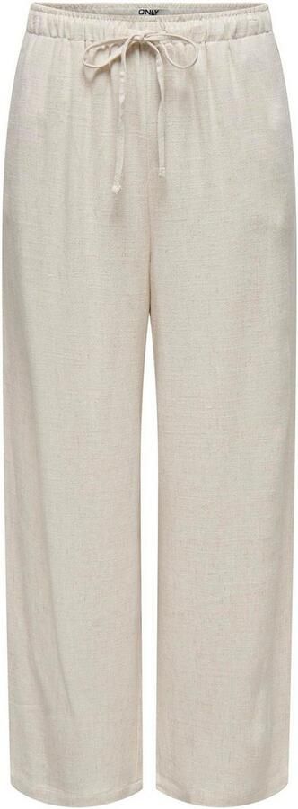Only loose fit wijdte broek van mix van viscose en linnen model 'SIESTA' - Foto 5