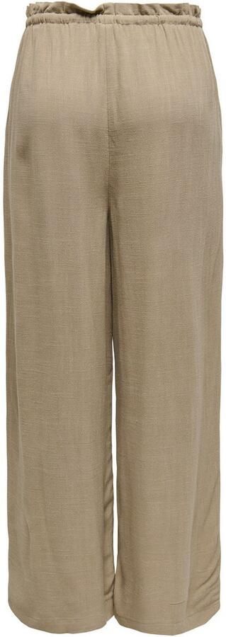 Only Comfortbroek ONLSOLVI MW LINEN BL PB CULOTTE CC PNT