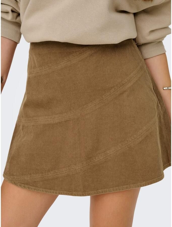 Only Cordrok ONLMOXIE HW CORD SKATER SKIRT CC PNT - Foto 2