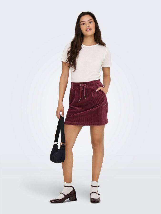 Only Cordrok ONLPOPTRASH CORDEROY SKIRT PNT - Foto 5
