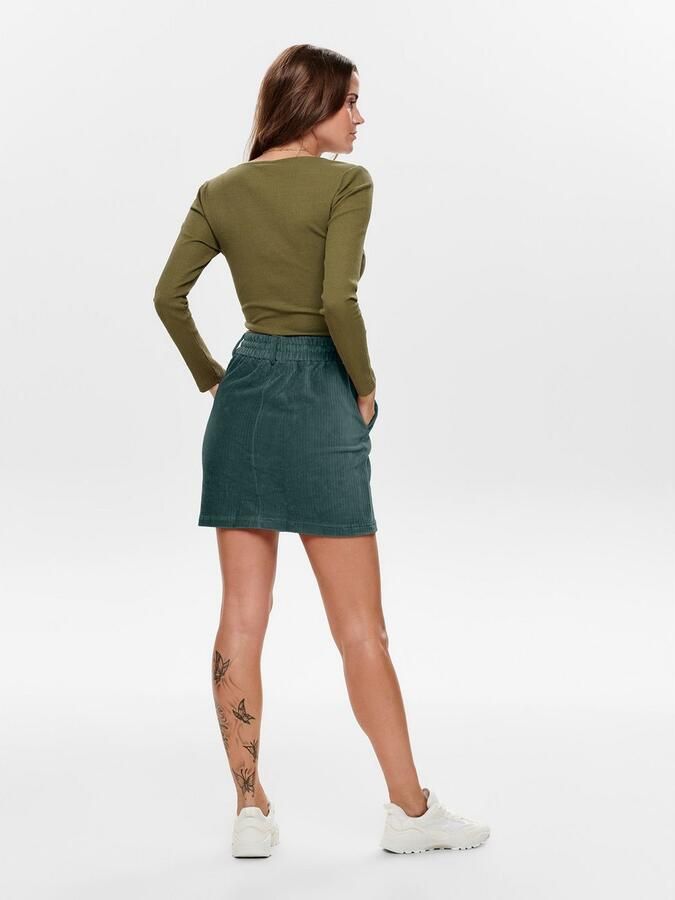 Only Cordrok ONLPOPTRASH CORDEROY SKIRT PNT - Foto 7