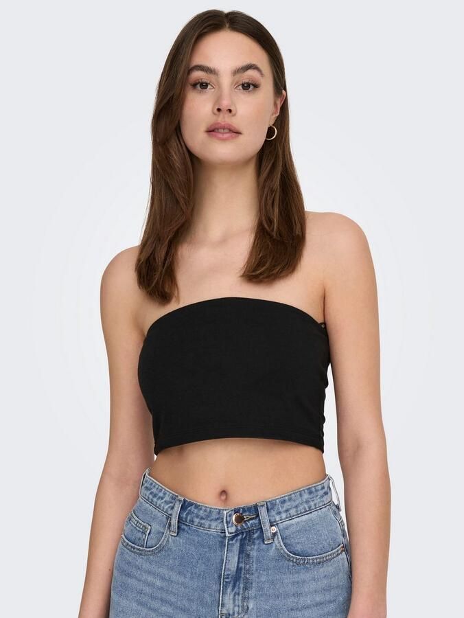 Only Crop-top ONLLIVE LOVE TUBE 2PACK CROP TOP JRS (set 2-delig)