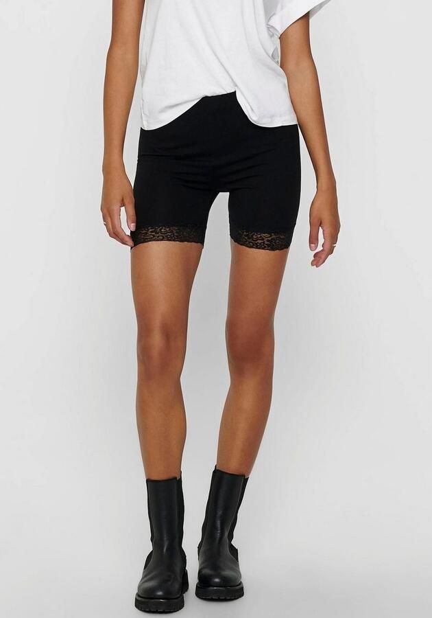 Only Fietsbroekje ONLLIVE – Fietsbroeken met kanten zoom in praktische duopack (Set van 2) - Foto 3