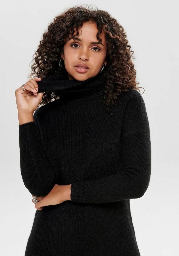 Only Loose fit gebreide jurk met wol model 'JANA' - Foto 2