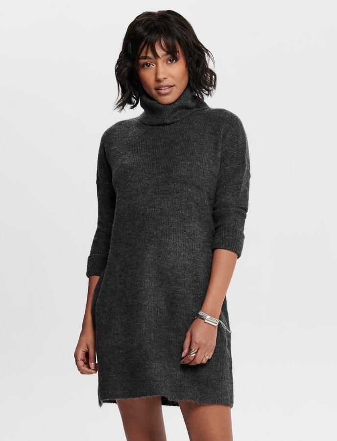 Only Loose fit gebreide jurk met wol model 'JANA' - Foto 6