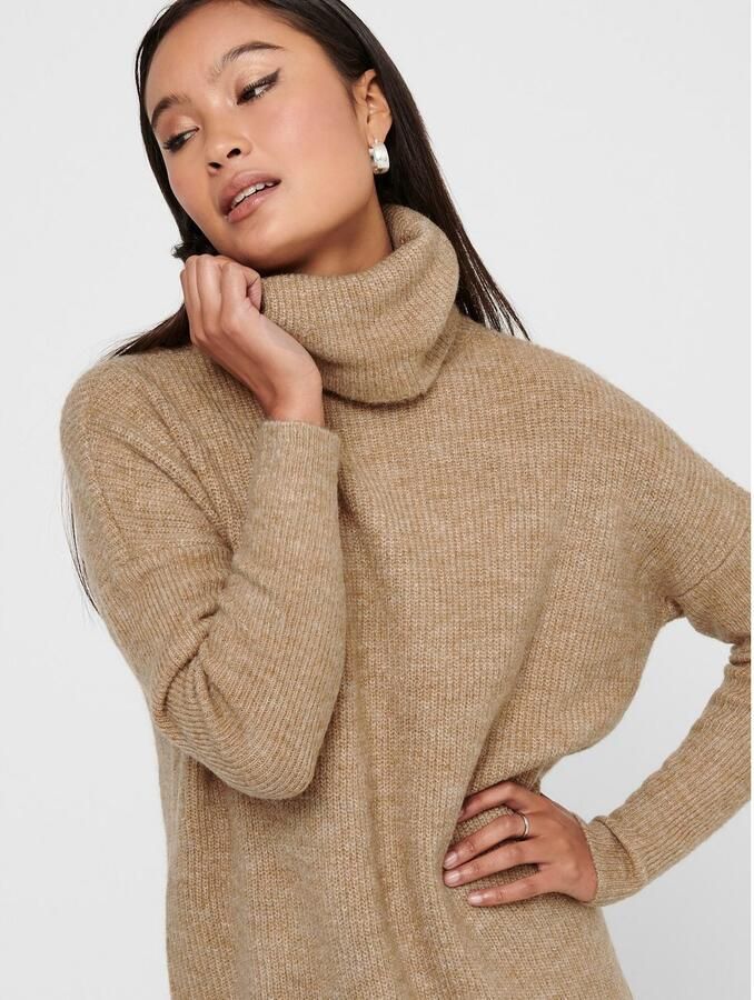 Only Loose fit gebreide jurk met wol model 'JANA' - Foto 3