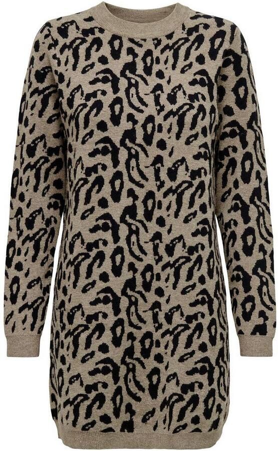 Only Gebreide mini-jurk met all-over motief model 'JENNI' - Foto 4