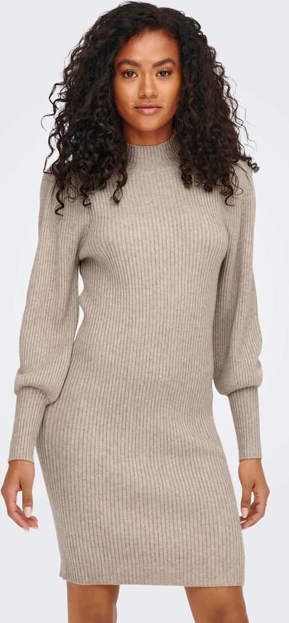 Only Comfort fit gebreide jurk van viscosemix model 'KATIA' - Foto 7