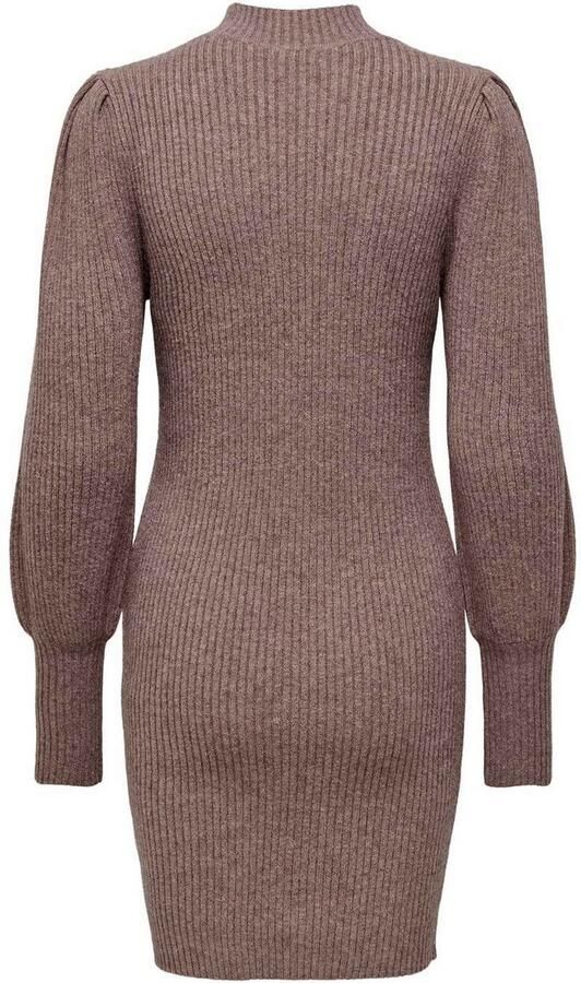 Only Gebreide jurk met opstaande kraag model 'KATIA' - Foto 3
