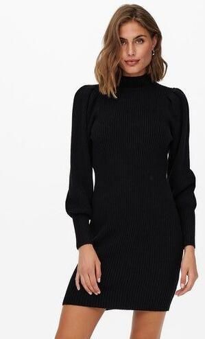 Only Comfort fit gebreide jurk van viscosemix model 'KATIA' - Foto 6