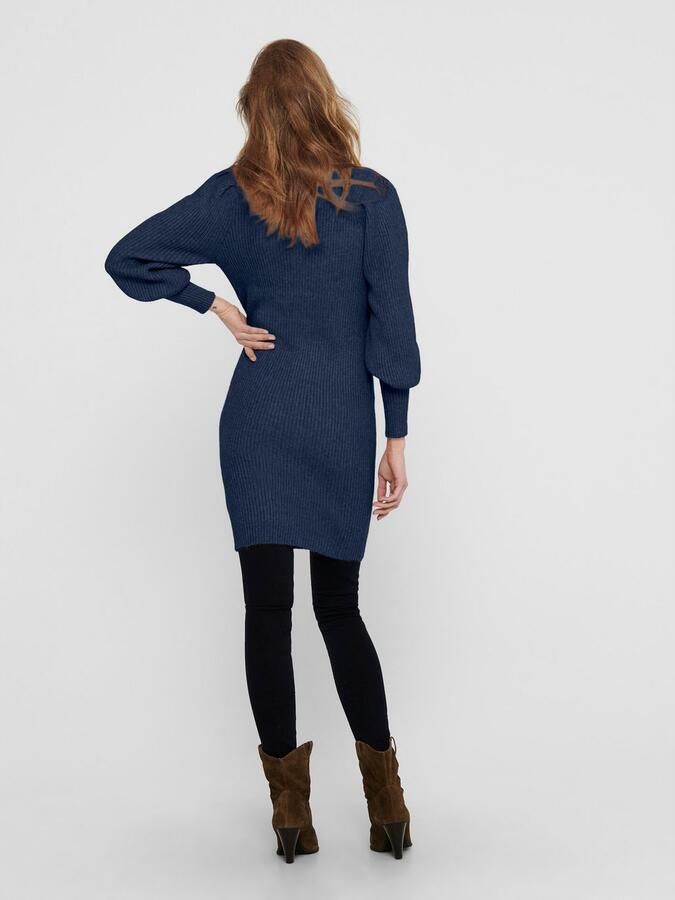 Only Comfort fit gebreide jurk van viscosemix model 'KATIA'