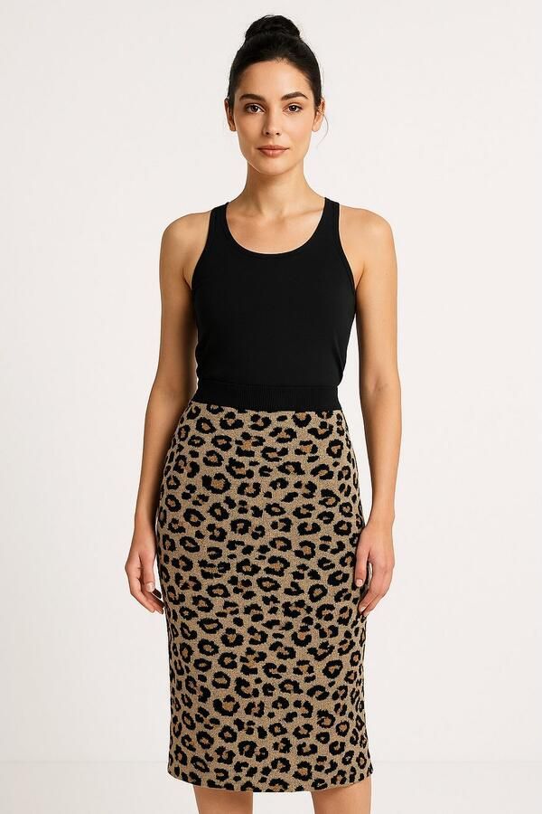 Only Gebreide rok ONLIBI JQ SKIRT CC KNT - Foto 4