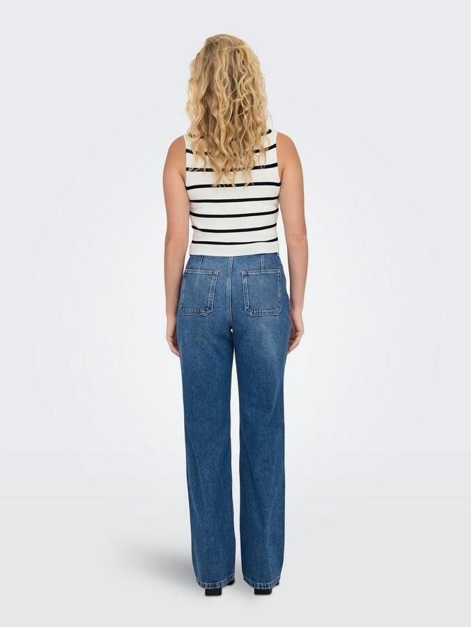 Only Korte top met streepmotief model 'MAJILI' - Foto 3