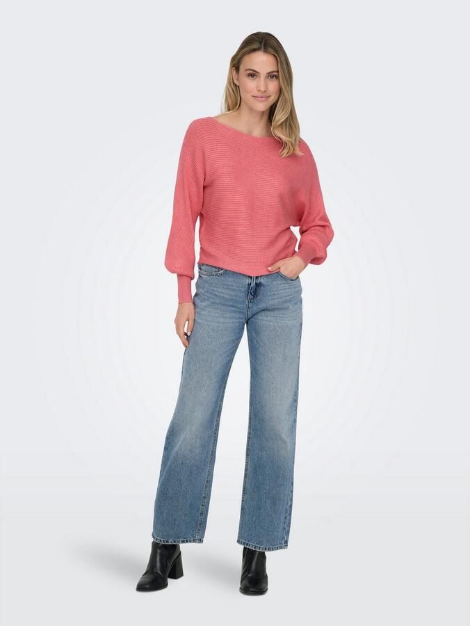 Only Gebreide trui ONLADALINE L S SHORT PULLO KNT NOOS - Foto 3