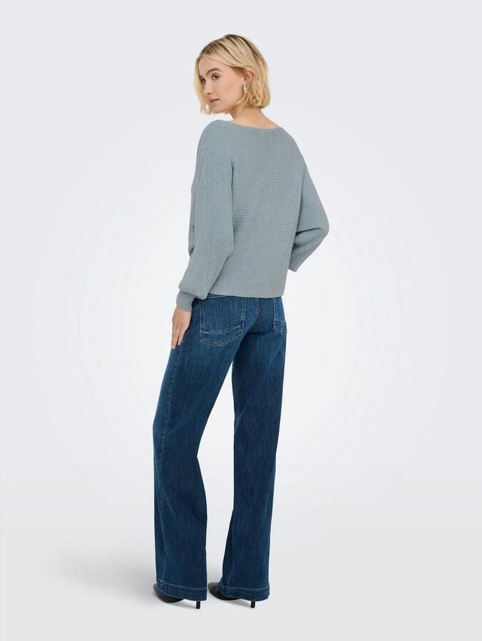 Only Gebreide trui ONLADALINE L S SHORT PULLO KNT NOOS - Foto 3