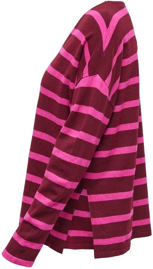 Only Gebreide trui ONLAMALIO LIFE LS V-NECK KNT - Foto 3