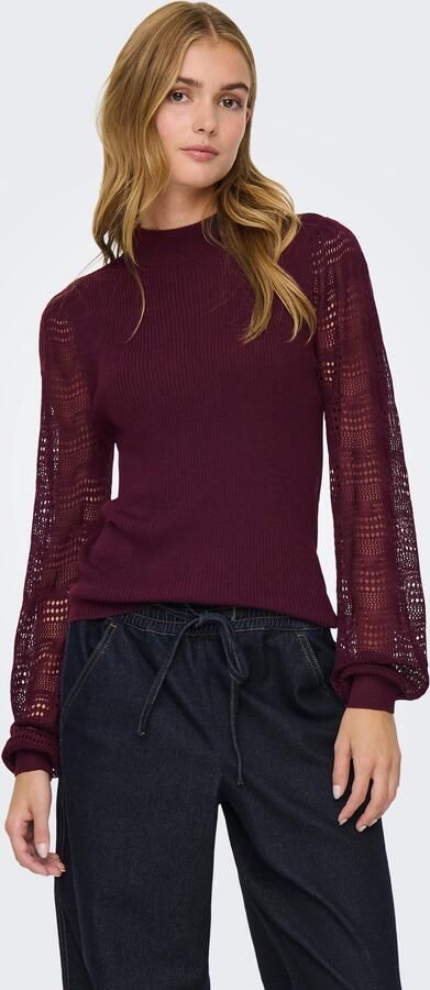 Only Gebreide trui ONLANNELINA LS HIGHNECK KNT - Foto 6