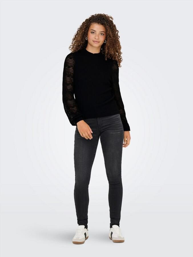 Only Gebreide trui ONLANNELINA LS HIGHNECK KNT - Foto 2