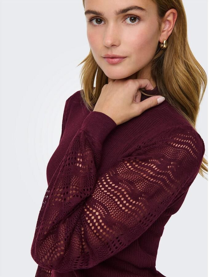 Only Gebreide trui ONLANNELINA LS HIGHNECK KNT