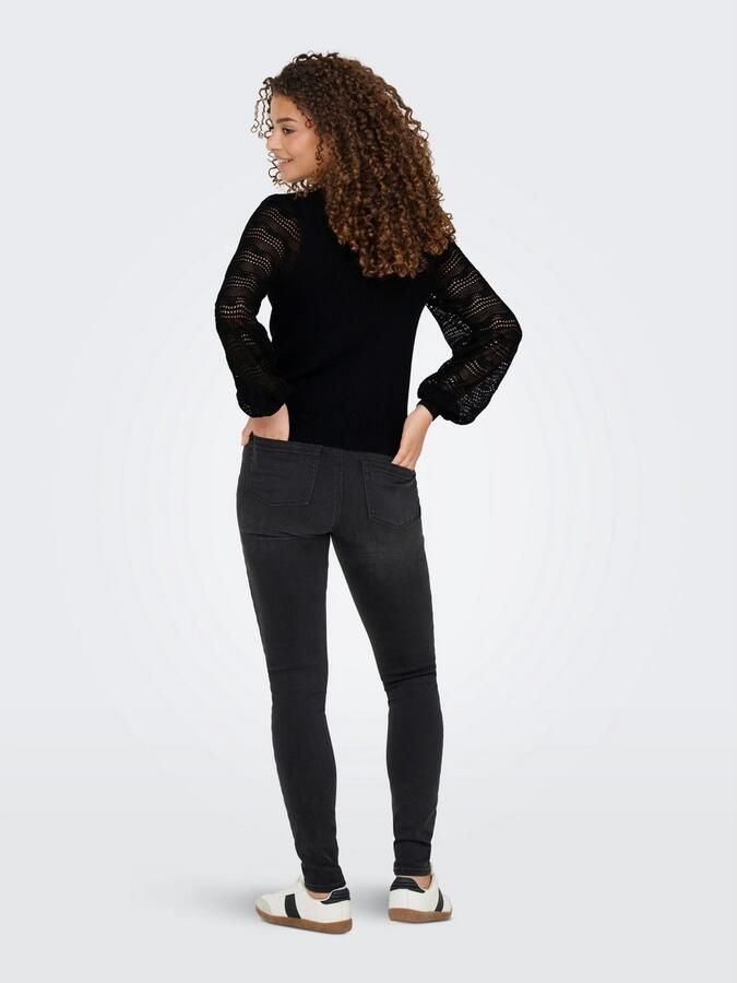 Only Gebreide trui ONLANNELINA LS HIGHNECK KNT - Foto 3