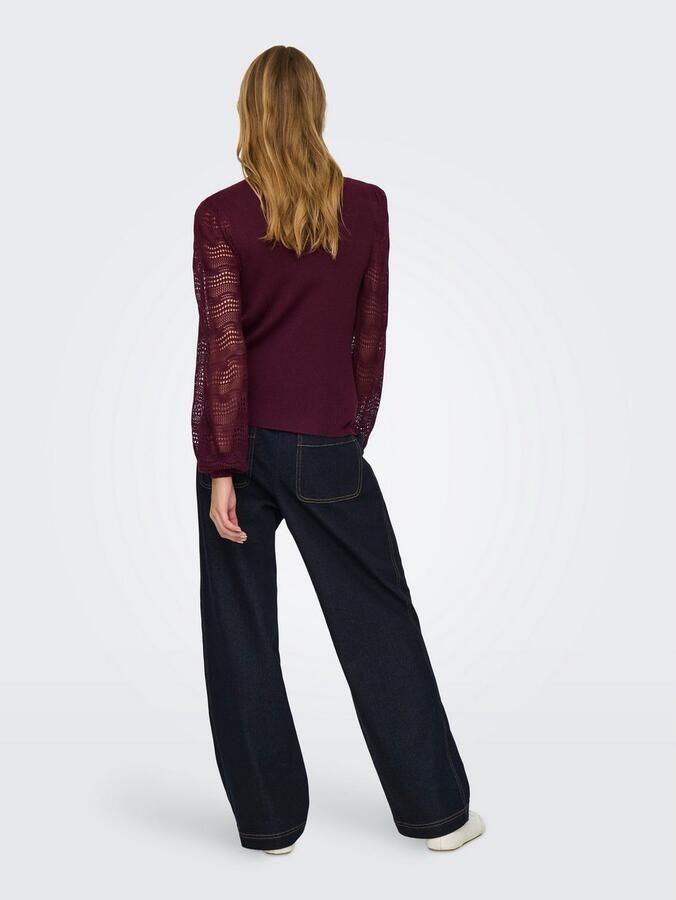 Only Gebreide trui ONLANNELINA LS HIGHNECK KNT - Foto 4
