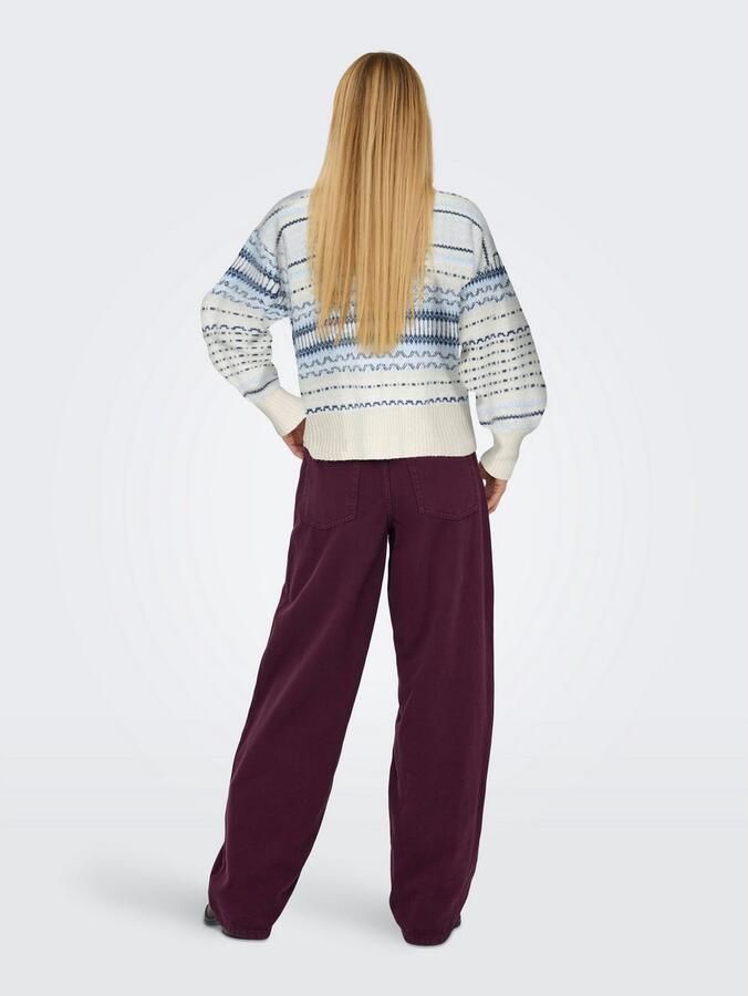 Only Regular fit gebreide pullover met extra brede schouders model 'ARIANNE' - Foto 2