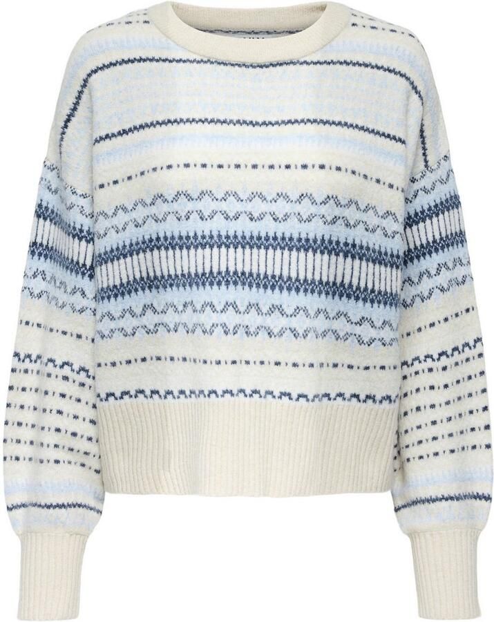 Only Regular fit gebreide pullover met extra brede schouders model 'ARIANNE'