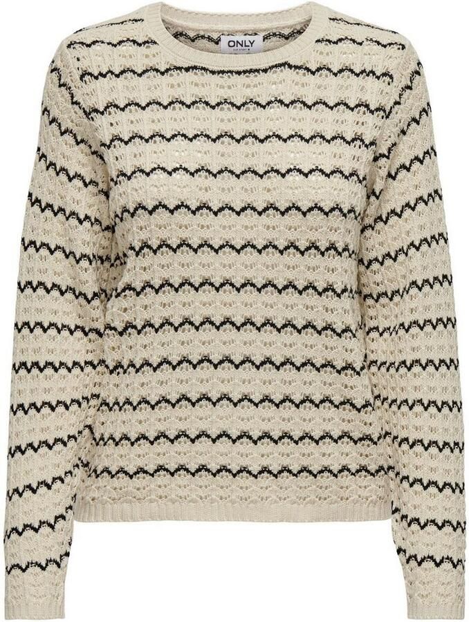 Only Gebreide trui ONLASA LS STRUCTURE O-NECK NCA KNT - Foto 3