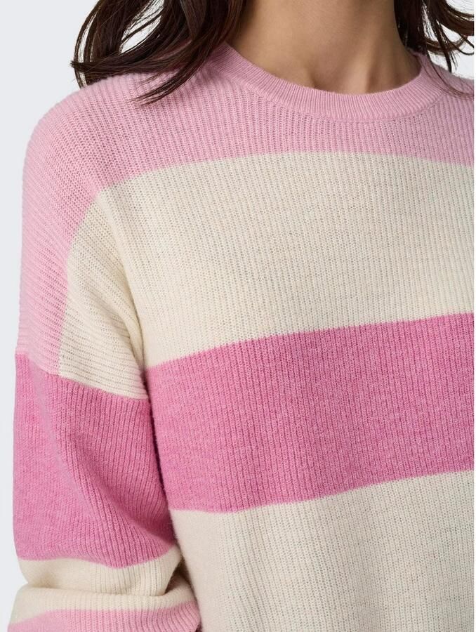 Only Loose fit gebreide pullover van viscosemix model 'ATIA' - Foto 6