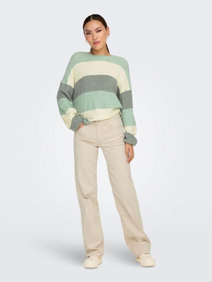 Only Loose fit gebreide pullover van viscosemix model 'ATIA' - Foto 3