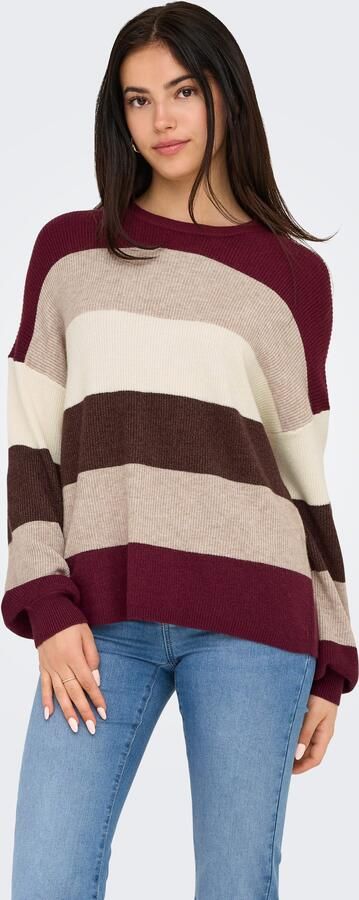 Only Loose fit gebreide pullover van viscosemix model 'ATIA' - Foto 8