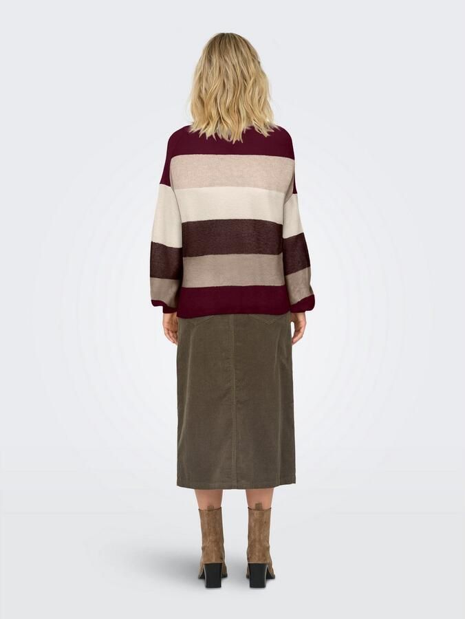 Only Loose fit gebreide pullover van viscosemix model 'ATIA' - Foto 5